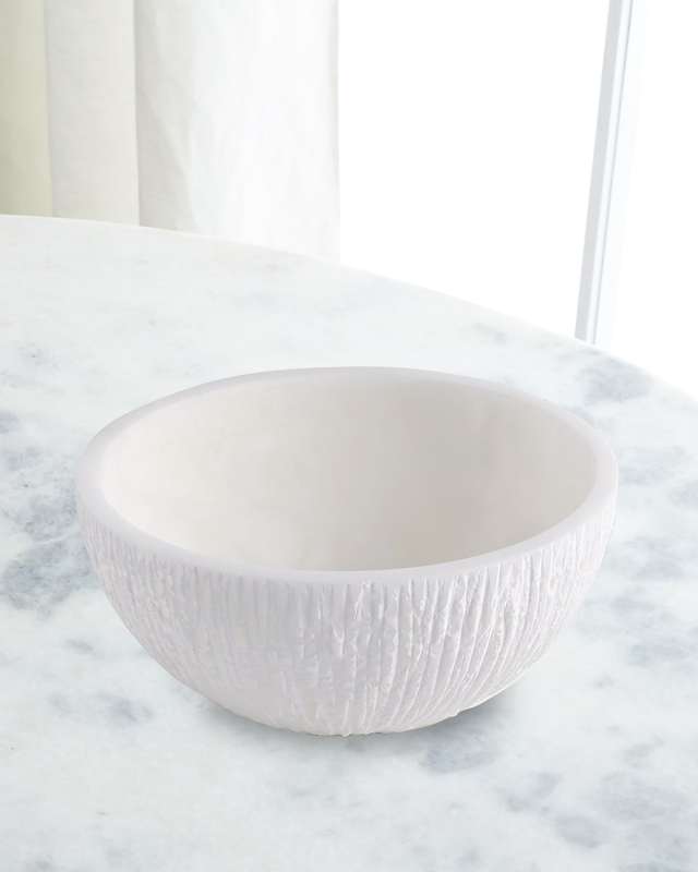 Chiseled Alabaster Bowl - Large